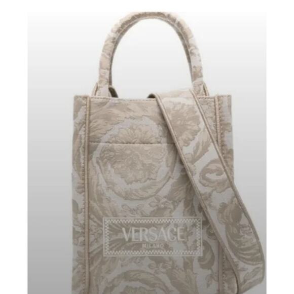 Versace Handbags - Versace Jacquard Mini Tote Athena Bag NWT